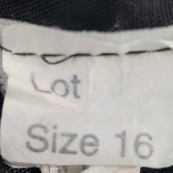 VTG Karen Miller Red & Gold Metallic Brocade Open Lined Jacket USA Made Size 16 - Picture 4 of 14